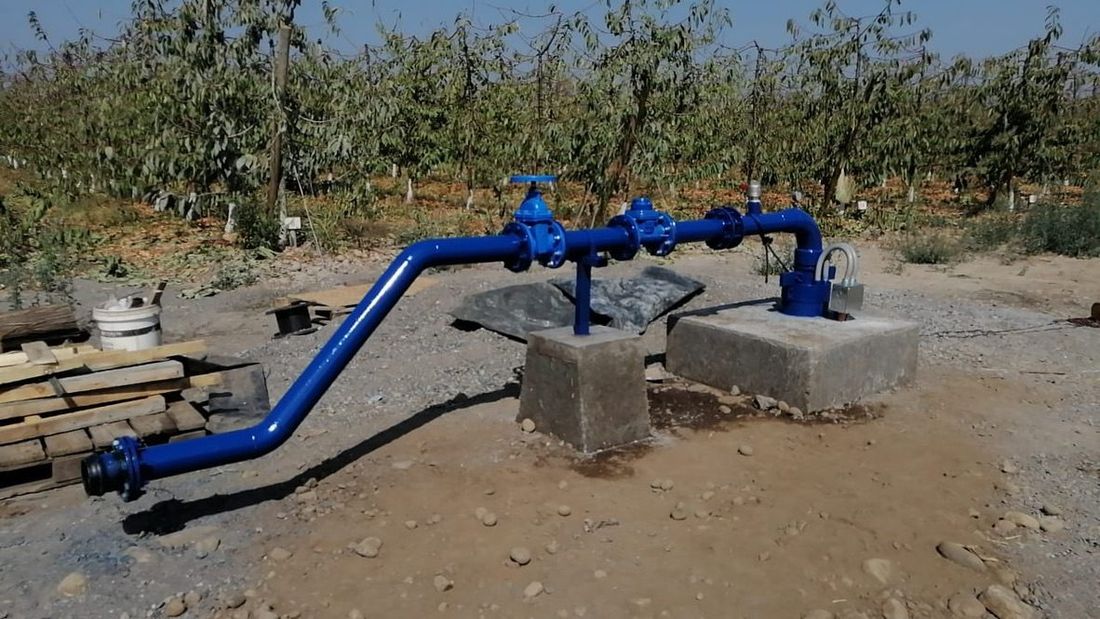 Sistema de impulsión y válvulas para elevación mecánica de agua